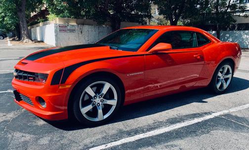 Orange 2010 Chevrolet Camaro 2SS