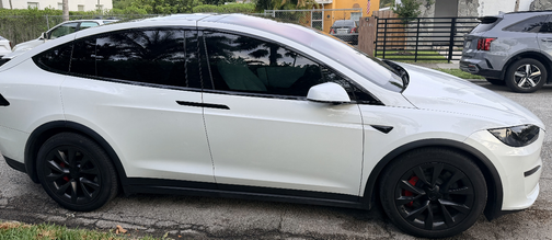 White 2023 Tesla Model X Plaid