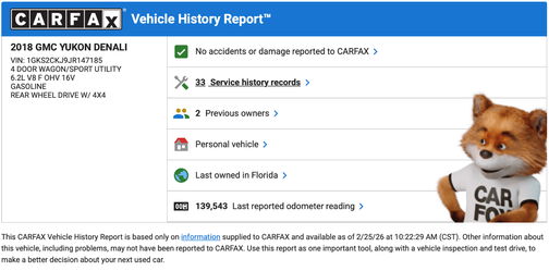 2018 GMC Yukon Denali