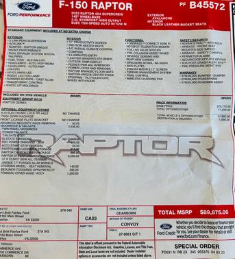 2023 Ford F-150 Raptor