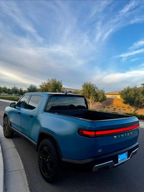 Blue 2023 Rivian R1T Adventure Quad-Motor Large Package