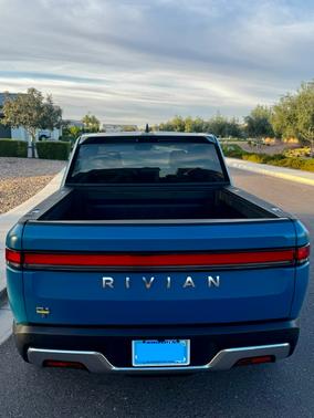 Blue 2023 Rivian R1T Adventure Quad-Motor Large Package