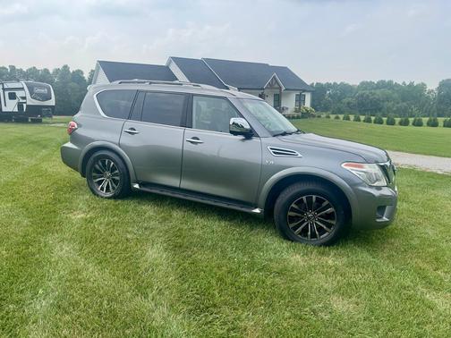 Gray 2017 Nissan Armada Platinum