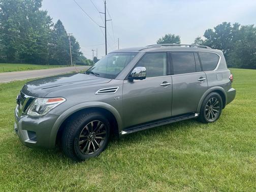 Gray 2017 Nissan Armada Platinum