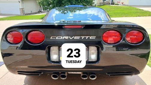 Black 2002 Chevrolet Corvette Base