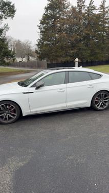 White 2019 Audi S5 3.0T Premium