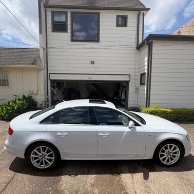 White 2015 Audi A4 2.0T Premium