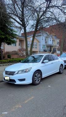 White 2015 Honda Accord LX