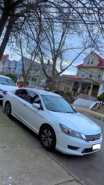 White 2015 Honda Accord LX