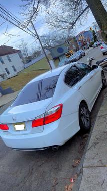 White 2015 Honda Accord LX