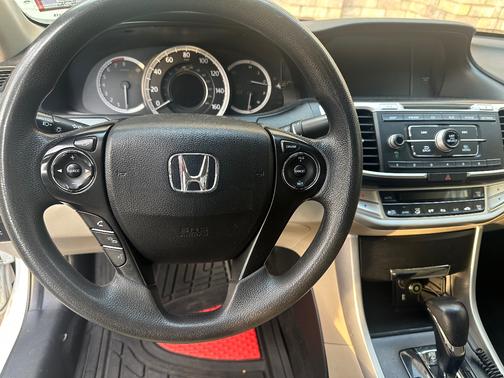 White 2015 Honda Accord LX