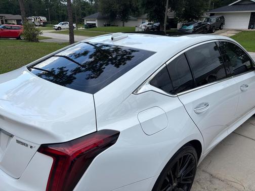White 2021 Cadillac CT5 Premium Luxury AWD