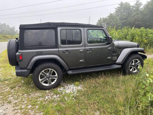 Gray 2021 Jeep Wrangler Unlimited Sahara
