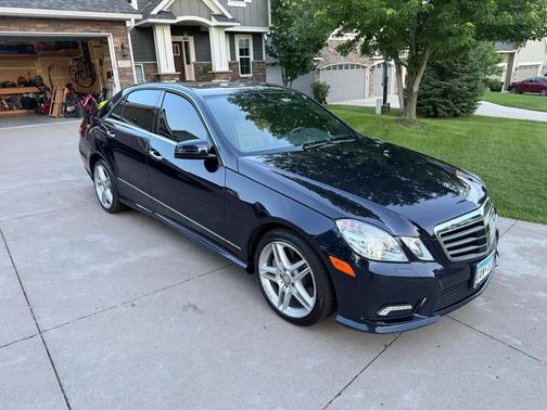 Blue 2011 Mercedes-Benz E-Class E 550