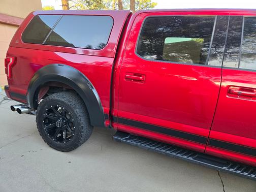 Red 2016 Ford F-150 Lariat