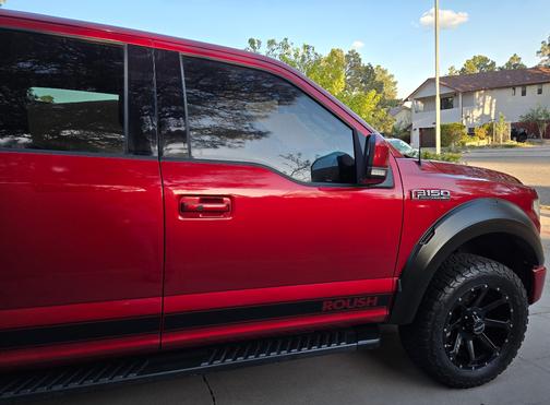 Red 2016 Ford F-150 Lariat
