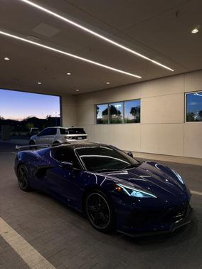 Blue 2025 Chevrolet Corvette Stingray w/1LT