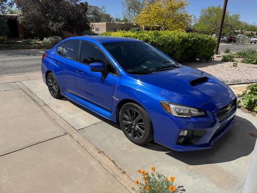 Blue 2015 Subaru WRX Limited