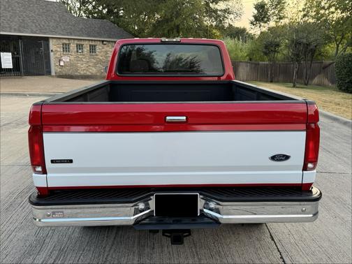 Red 1994 Ford F-350 XL Crew Cab