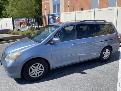 Blue 2007 Honda Odyssey EX