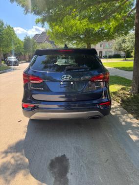 Blue 2017 Hyundai Santa Fe Sport 2.4L
