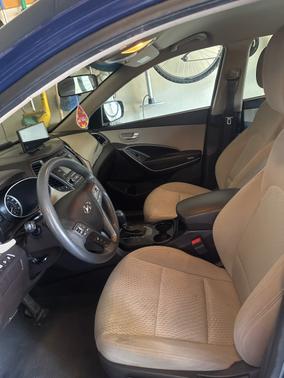 Blue 2017 Hyundai Santa Fe Sport 2.4L
