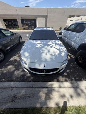 White 2014 Maserati Quattroporte GTS