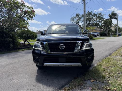 Black 2018 Nissan Armada Platinum