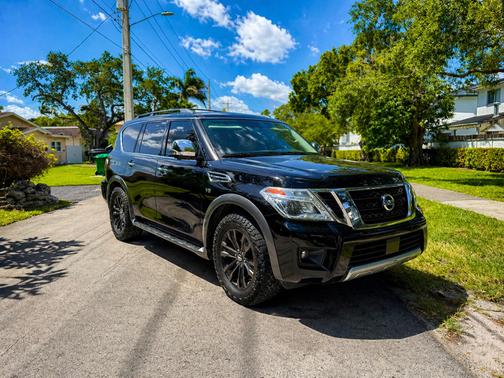 Black 2018 Nissan Armada Platinum