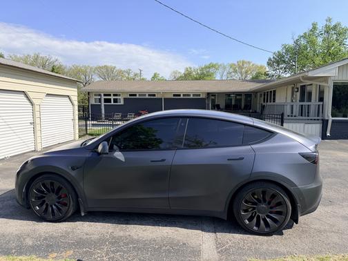 Gray 2022 Tesla Model Y Performance