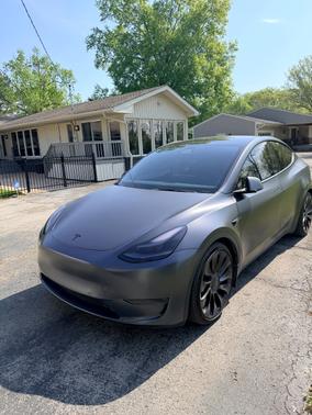 Gray 2022 Tesla Model Y Performance