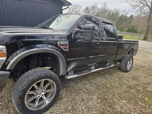 Black 2008 Ford F-350 XL Crew Cab Super Duty
