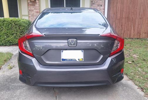 Gray 2017 Honda Civic EX-L