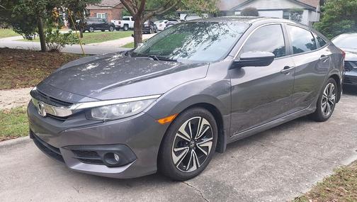 Gray 2017 Honda Civic EX-L