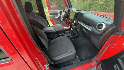 Red 2018 Jeep Wrangler JK Unlimited Sahara