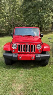 Red 2018 Jeep Wrangler JK Unlimited Sahara