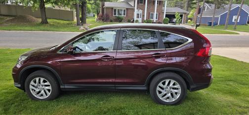 Red 2015 Honda CR-V EX-L