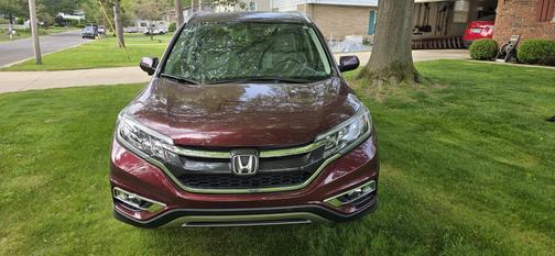 Red 2015 Honda CR-V EX-L