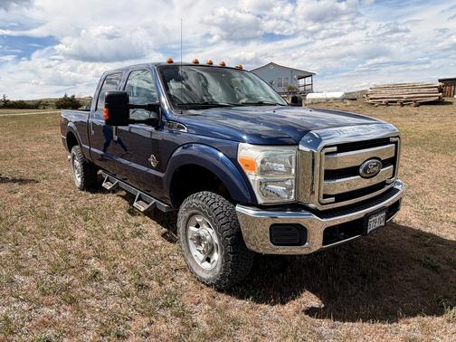 Blue 2011 Ford F-250 XLT