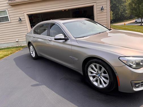 Gold 2015 BMW 740 Li xDrive