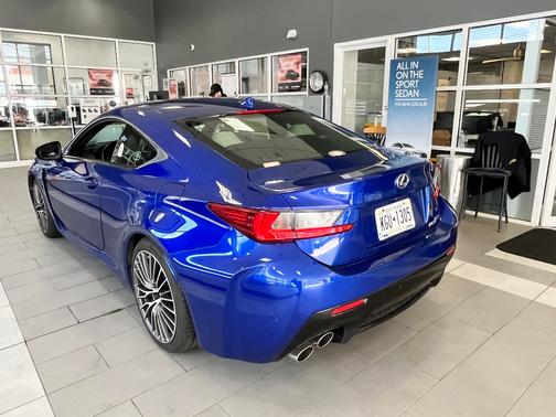 Blue 2015 Lexus RC F Base