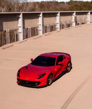 Red 2018 Ferrari 812 Superfast Base