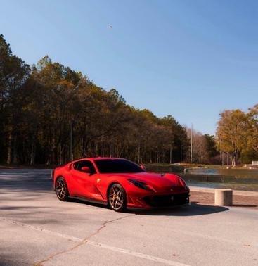 Red 2018 Ferrari 812 Superfast Base