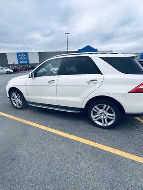 White 2013 Mercedes-Benz M-Class ML 350 4MATIC