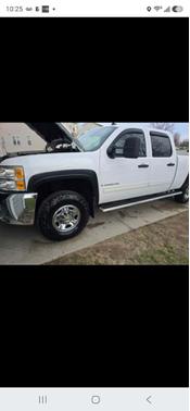 White 2009 Chevrolet Silverado 2500 LT Crew Cab