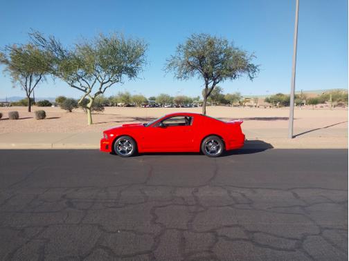 Red 2006 Ford Mustang GT