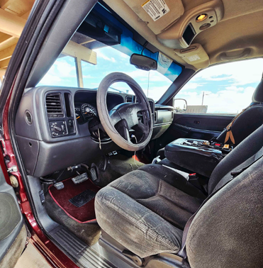 Red 2003 Chevrolet Silverado 1500 LS Extended Cab
