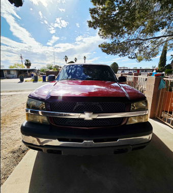 Red 2003 Chevrolet Silverado 1500 LS Extended Cab