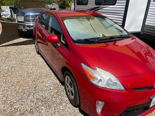 Red 2013 Toyota Prius Three