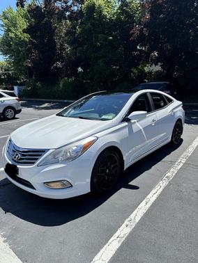 White 2014 Hyundai Azera Limited